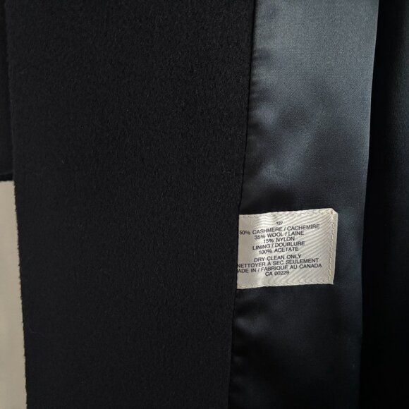 VINTAGE Aquascutum Cashmere Wool Coat/ Overcoat — 40/Medium/Large Made in Canada - Picture 8 of 14